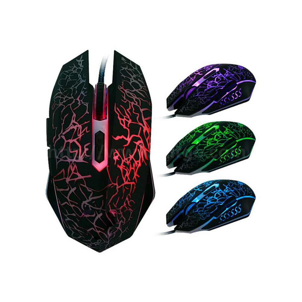

Wired Luminous Gaming Mouse Promotion Small Special Shaped Mouse 3&6 Buttons USB Wired Luminous Gaming Mouse for Computer Gamer