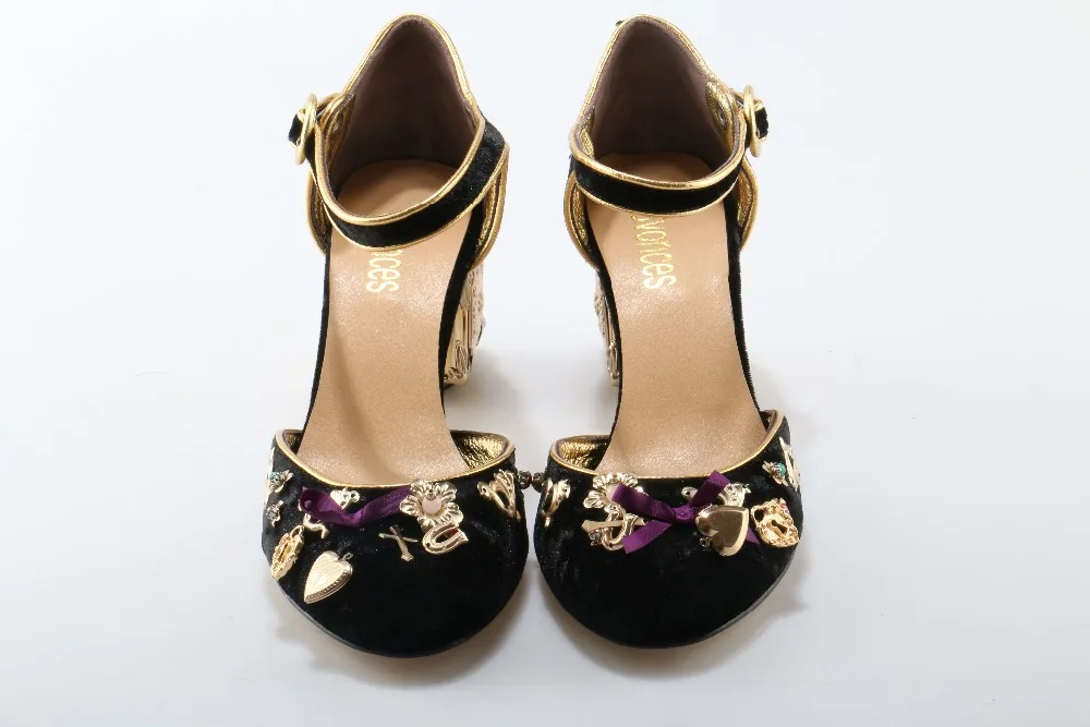 Frauen Slipony Laubsägearbeiten Engel Ferse Pumps Handmade Frauen Tanz Schuhe Peep High Heel Two Tone Plissee bequem