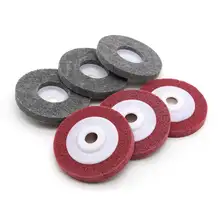 10pcs non woven polishing wheels black color diameter 100mm hole 16mm YL15019