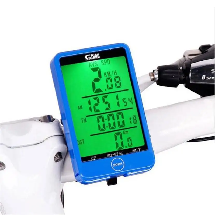 Buy 2.8 "Widescreen Wireless & Wired Computer Bicycle Computer Speedometer