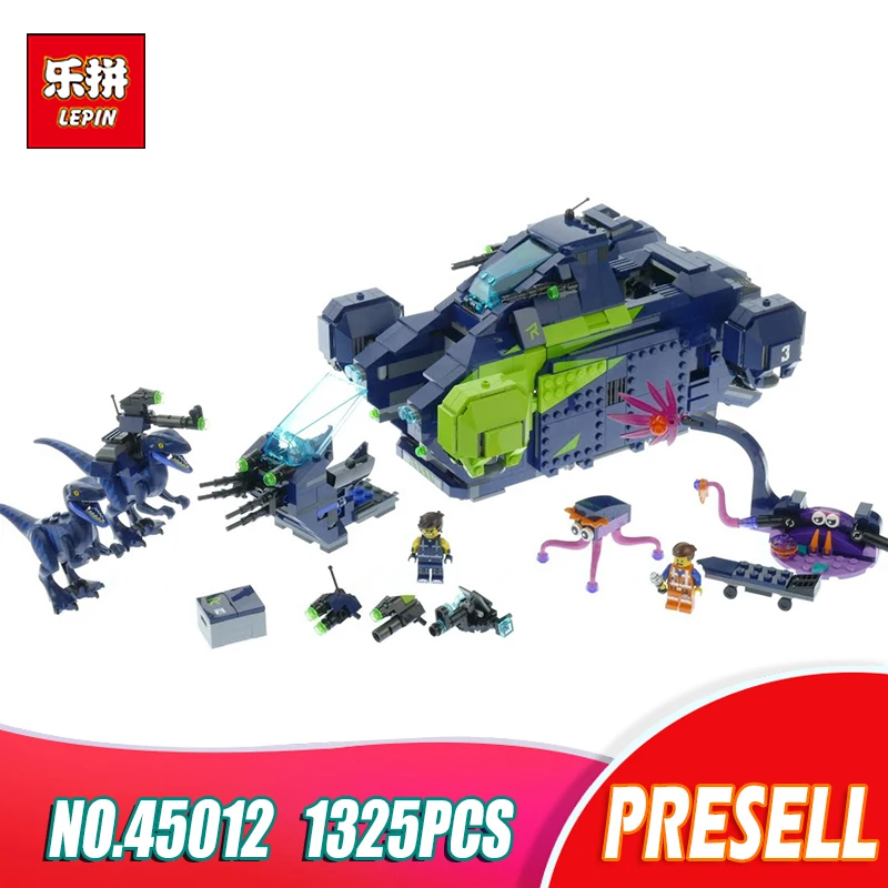 

new LEPIN 45012 Rex's Rexplorer Compatible Legoinglys 70835 Blocks Bricks Building Educational Toys Model Gifts Assembled DIY