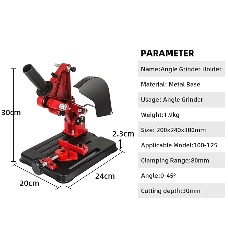 Аксессуары для угловой шлифовальной машины, держатель для угловой шлифовальной машины, подставка для шлифовальной машины, держатель для угловой шлифовальной машины 100-125, стойка для полировки