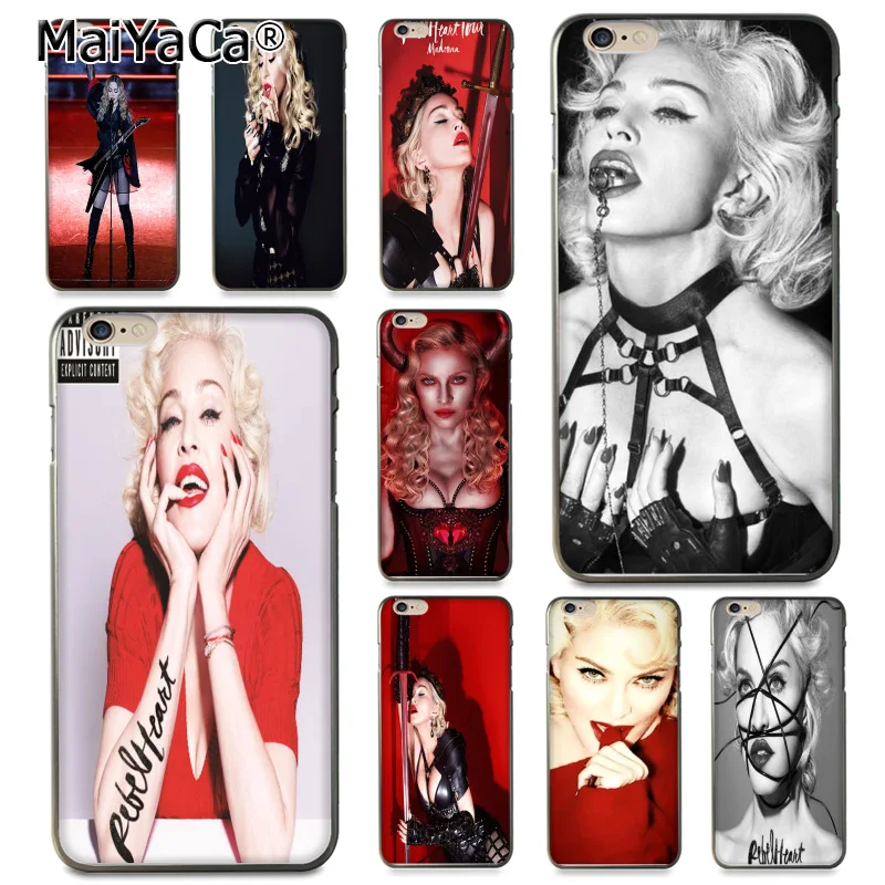 

MaiYaCa The Famous Singer Madonna Rebel Heart madonna Coque Shell Phone Case for iphone 11 Pro 8 7 6 6S Plus X XS XR XSMAX