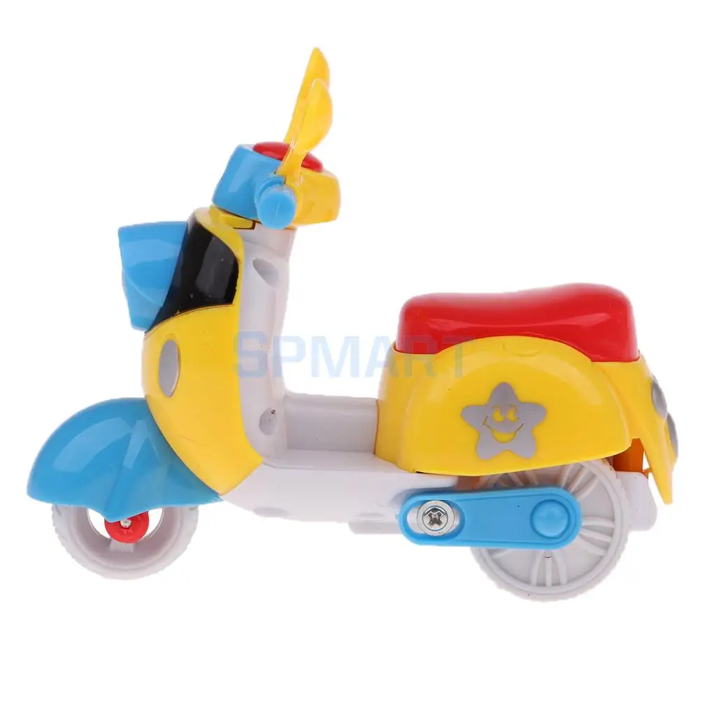 New Colorful Mini Motorcycle Motorbike Scooter For   for Kelly Dolls Accessory Kids Pretend Toys
