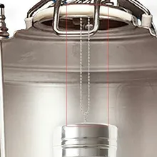 70 мм x 300 мм Сухой бункер пивоварения фильтр для бочонок Cornelius Corney Kegs Homebrewing с цепочкой
