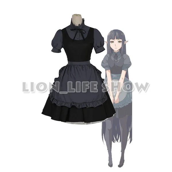 Restaurant to Another World Aletta Cosplay Costume Kuro Japan Maid Dress Uniform