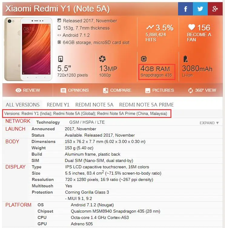 

Note 5A IPS LCD For Xiaomi Redmi Note 5A LCD Touch Screen w/ Frame for Xiaomi Redmi Note 5A Prime LCD Y1 Display Y1 Lite Screen
