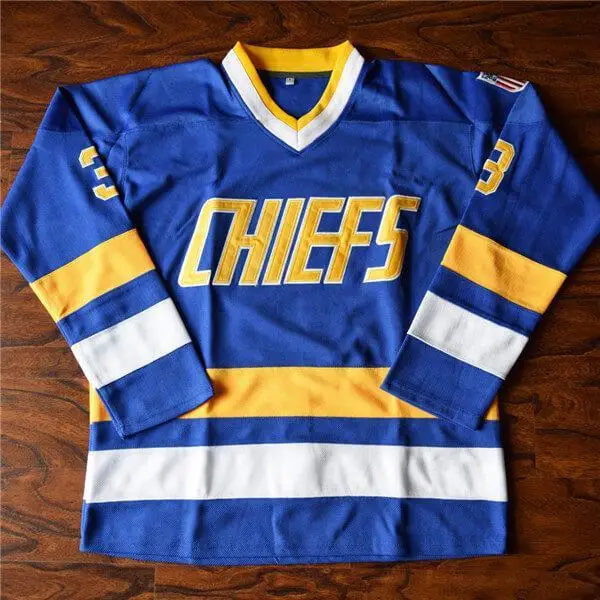 Custom Design DIY Ice Hockey Jersey Dave Killer Carlson #3 Slap Shot Charlestown Movie Sweater Men Women Youth Kids Blue White