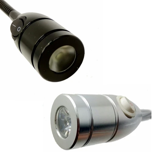 2W LED 24V 12 VOLT FLEXIBLE MAP LIGHT
