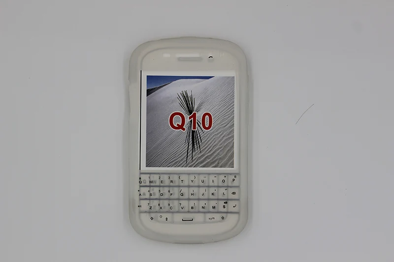 Oudini мягкий силиконовый чехол-клавиатура чехол для Blackberry Q10 чехол для телефона защитный чехол Q10 чехол - Цвет: Прозрачный