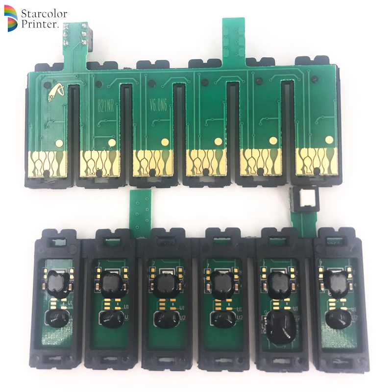 Starcolor 6 Color T0851-T0856 T0821N-T0826N T0791-T0796 ARC Ciss Chip for Epson 1390 T50 Printer Continuous Ink Supply System