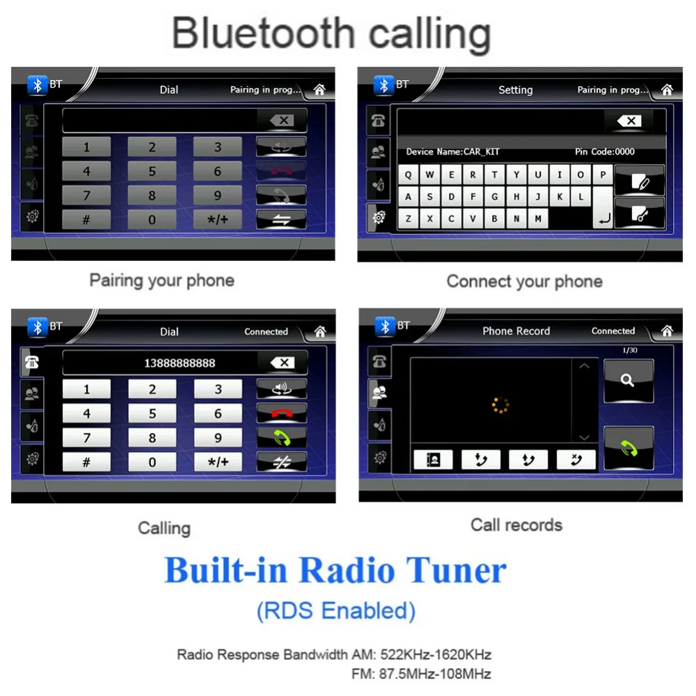 Top 7 Inch Digital Touch Screen Universal 1 din Car Autoradio Stereo Headunit Support FM AM RDS USB SD Multimedia Player Headunit 17 Top 7 Inch Digital Touch Screen Universal 1 din Car Autoradio Stereo Headunit Support FM AM RDS USB SD Multimedia Player Headunit 17