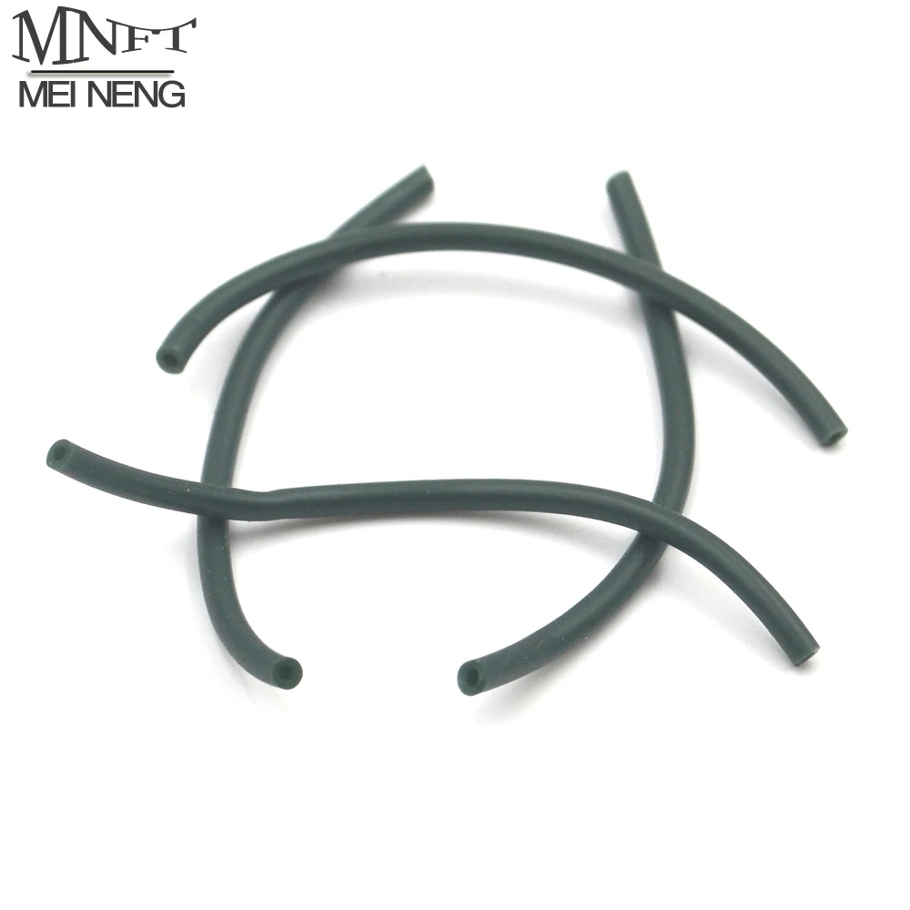 

MNFT 20pcs 2mm*5cm Premium Carp Fishing Silicone Rubber Tube Sleeve For Hair Rig Making Carping Accessories