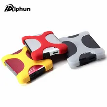 Alphun – sac de transport pour disque dur externe Portable de 2.5 pouces, housse en caoutchouc silicone pour WD,Sony, 2.5 pouces
