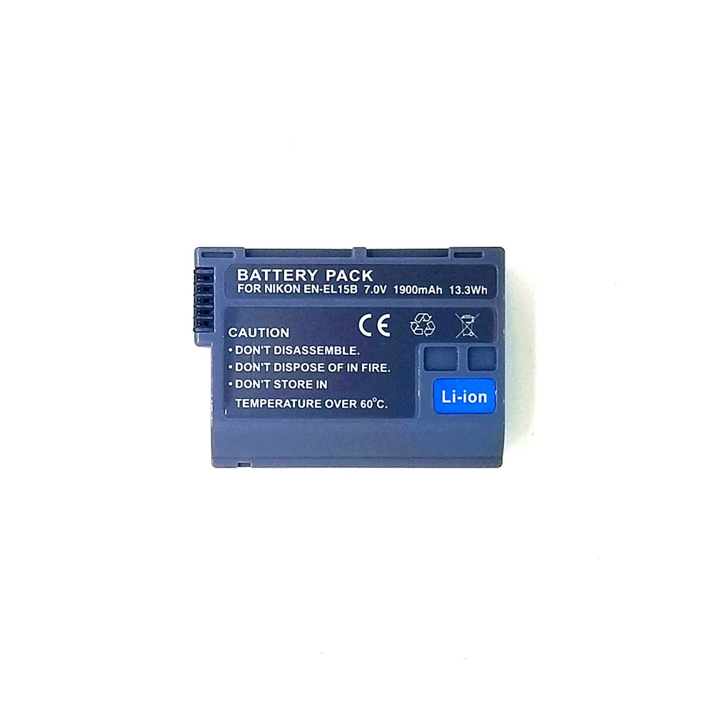 

WHCYonline 1900mAh EN-EL15B EN EL15B Digital Camera Battery For Nikon Z7,Z6,D850,D810,D800,D750,D610,D600,D500,Nikon1V1,D7500