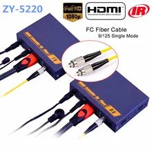 LKV378 HDMI Fiber Optic Transmitter Optical Video Audio Converter Over TCP IP 1080P HDMI IR Extender 20km Via SC/FC Fiber Cable