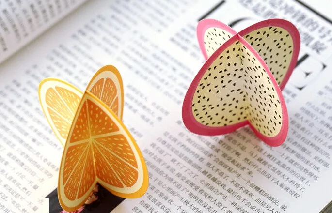 1 шт./упак. Милые 3D фрукты поздравительные открытки дизайн Самодельные открытки для приглашения и вечерние