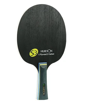 Huieson профессиональная тонкая ручка углеродная ракетка для настольного тенниса 7 слойная технология синтетического дерева ракетка для пинг понга S3 - Цвет: Long Handle