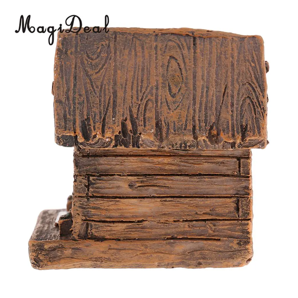 Ancient Building Architecture Figurine Model Mini House Farmhouse Minature Resin Diorama Accessory for Sand Table Decor Toy