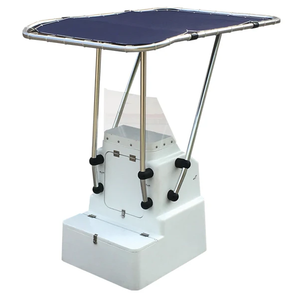 Oceansouth Boat Heavy Duty T Top Console Mount 44mm Aluminum Tube With