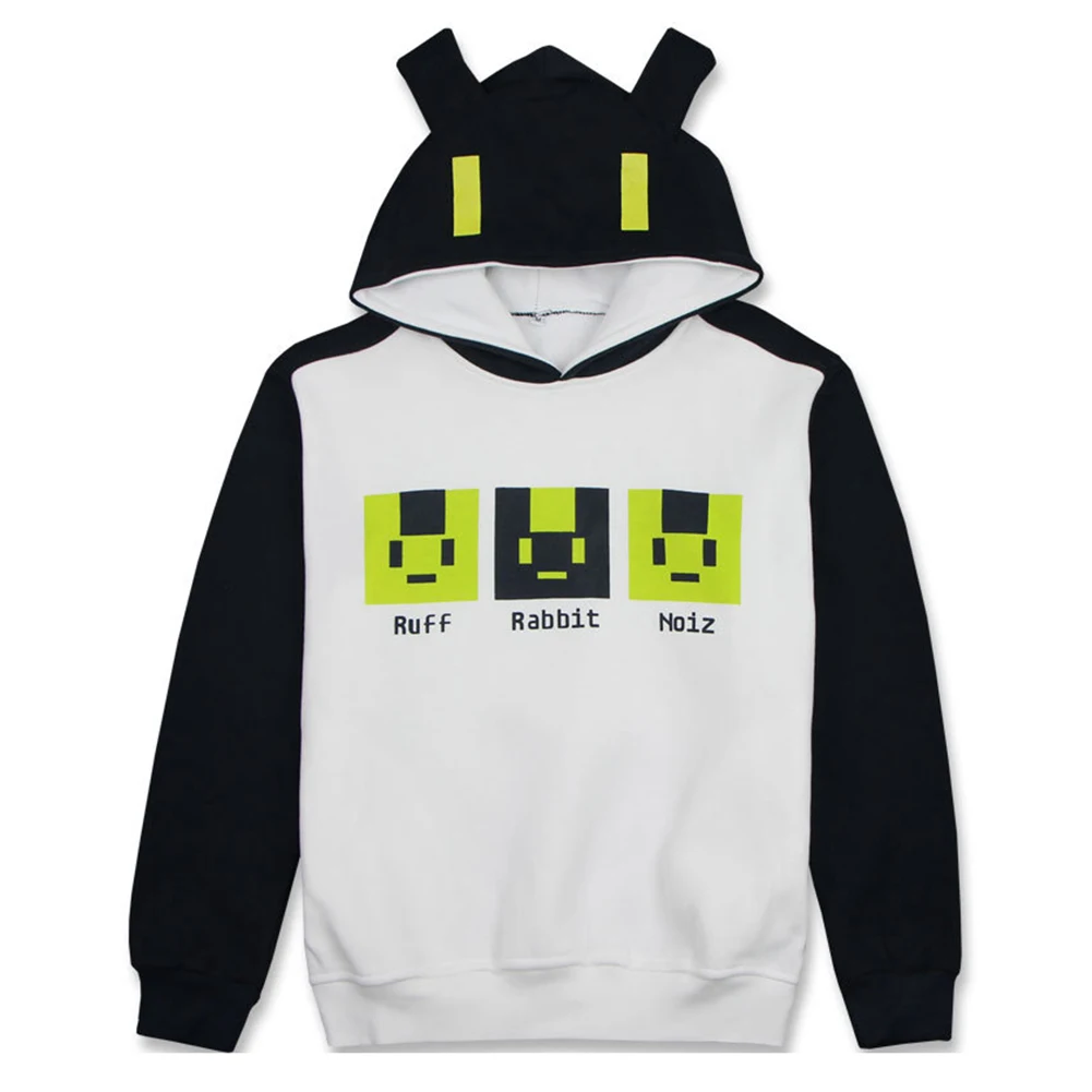 

Brdwn Dramatical Murder DMMD Unisex Noiz Rabbit Cosplay Costume Hoodie Casual Coat Hooded Tops