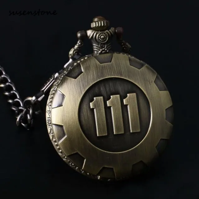 Susenstone Brand New Men Pocket Watch Black Alloy Roman Numerals Quartz Clock Me Susenstone Brand New Men Pocket Watch Black Alloy Roman Numerals Quartz Clock Me