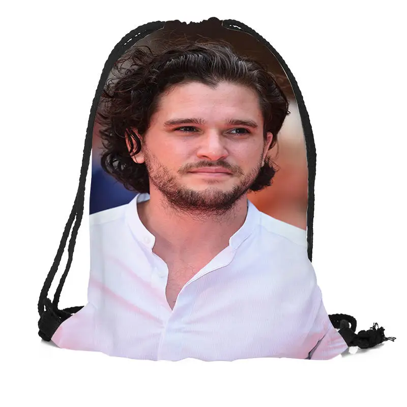 

Новый Модный комплект рюкзаков на заказ, сумки на шнурке с принтом Harington, Женский школьный рюкзак с мягкой спинкой для девочек