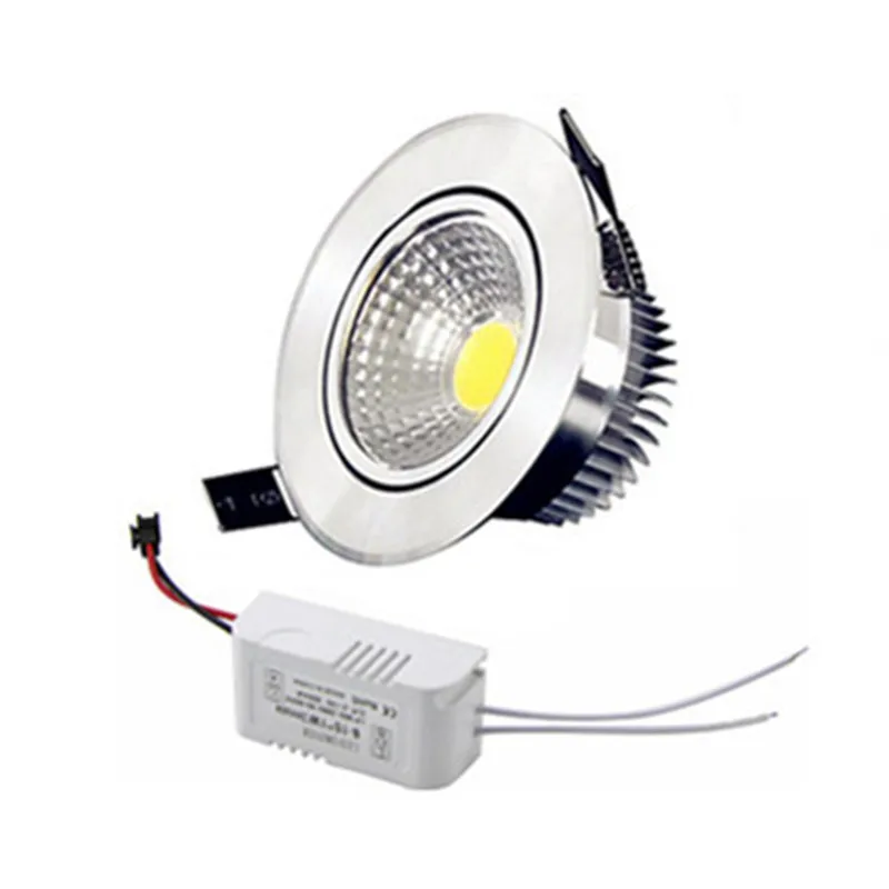 

Super Bright Dimmable Recessed LED Downlight COB 3W 5W 7W 10W LED Spot light led Ceiling lamp AC 110V 220V
