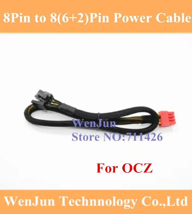 2 шт. 18AWG pci e видеокарта модульная Мощность кабель 8pin до 8 (6 + 2) Pin для OCZ серии 8Pin Pet