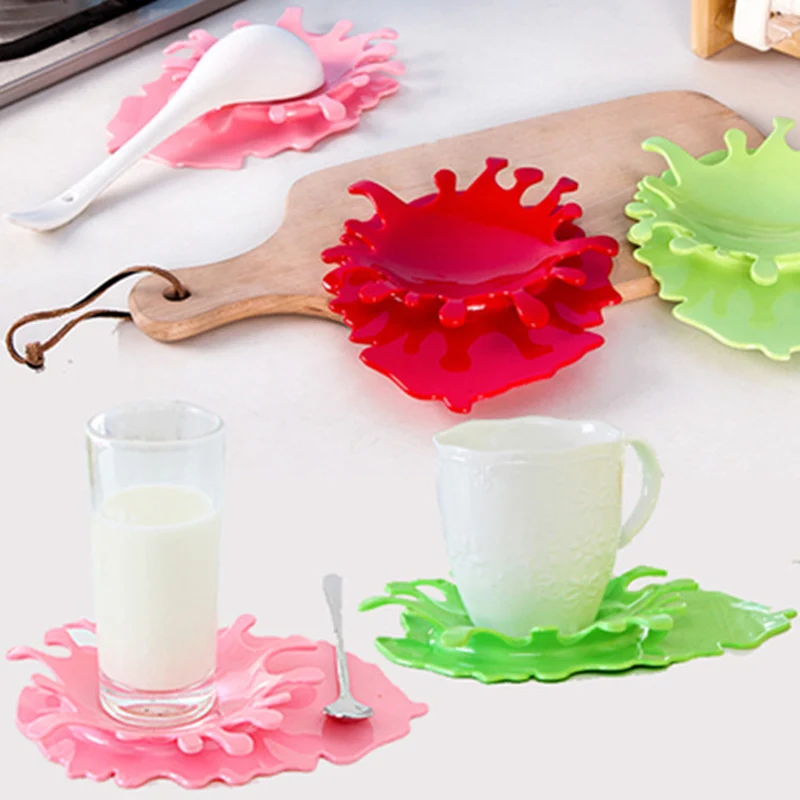 

Mustard Blood Shaped Spoon Rest by Mustard Kitchen Cooking Aid Cup Holder