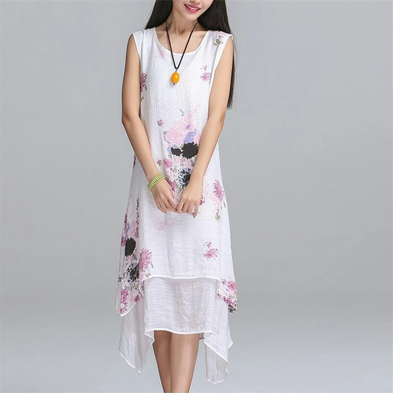 Saiqigui-Chinese-Style-Summer-Dress-Sleeveless-Women-Dress-Casual-Cotton-Linen-dress-Printed-O-neck-Plus (1)