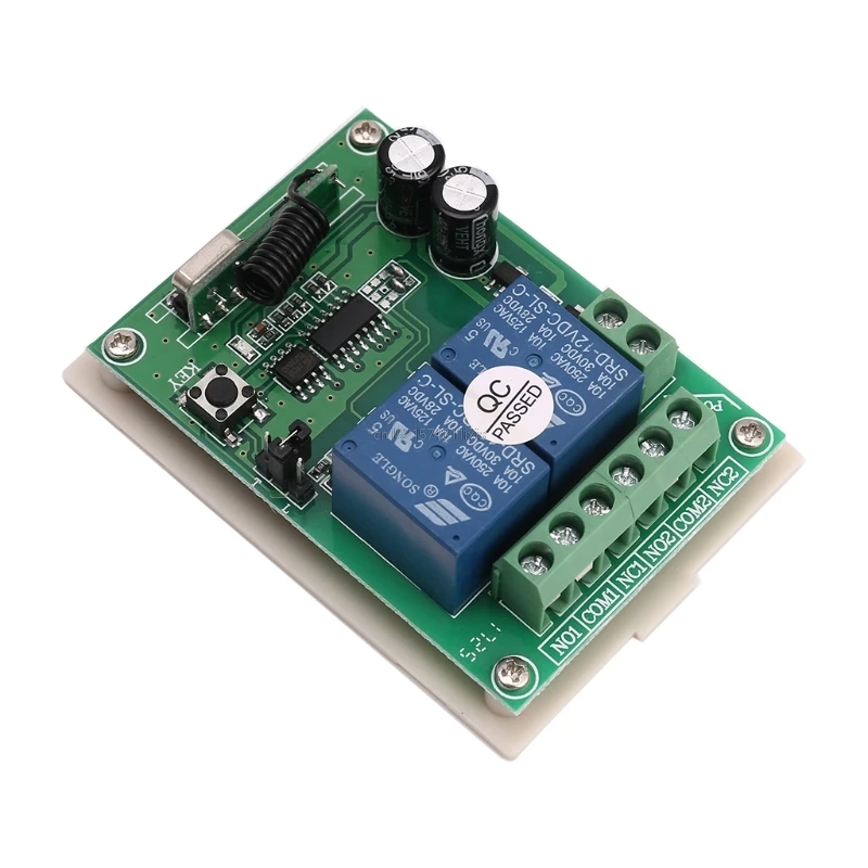 2018 Новый DC 12V 2 канальный RF 433MHz беспроводной пульт дистанционного управления