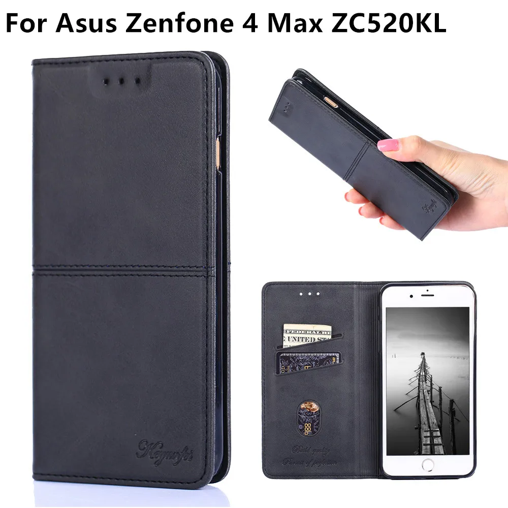

Luxury Wallet Case For Asus Zenfone 4 Max ZC520KL Case Cover Flip Leather Phone Case for Asus ZC520KL Mobile Phone Shell