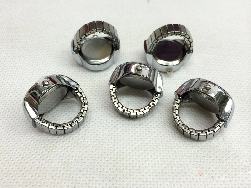 2018 Anel New Party Promotion Unisex Rings Anillos Jewelry For Creative Electronic Adjustable Working Clock Watch Charm Ring