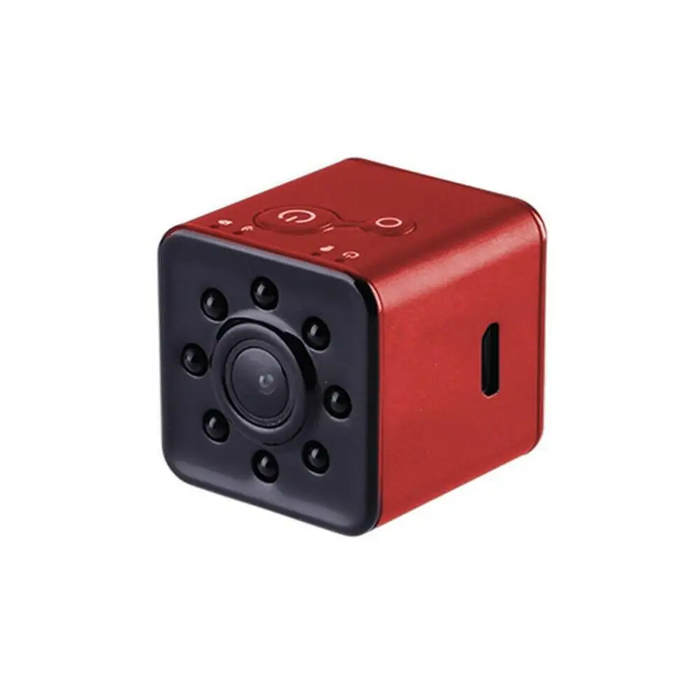 Camsoy Мини Водонепроницаемая камера с детектором движения HD 1080 P беспроводной Wifi IP ночного видения Инфракрасный видеорегистратор безопасности DV DVR Cam - Цвет: Красный