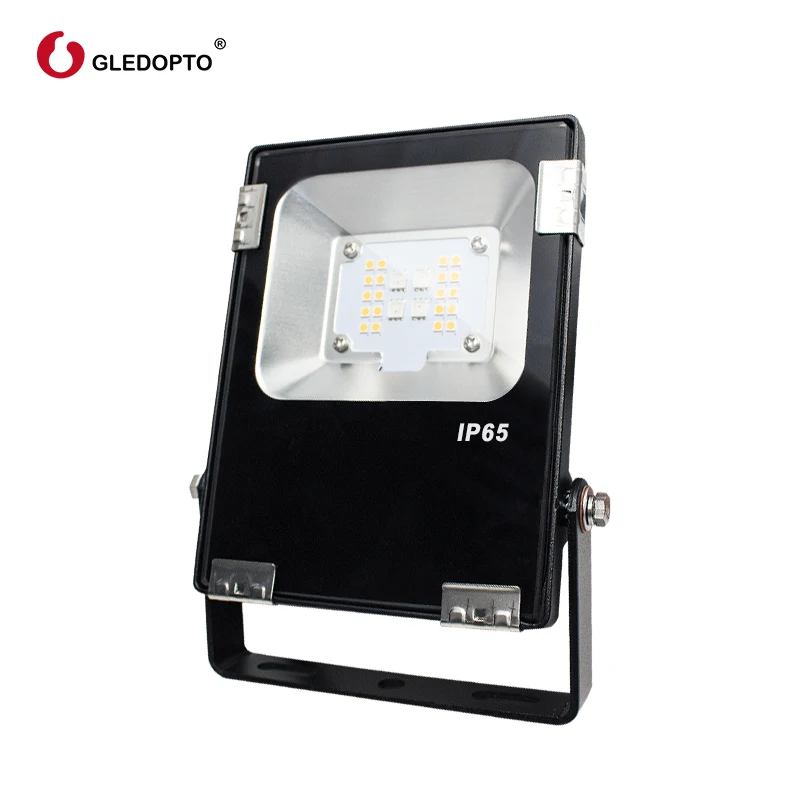 GLEDOPTO ZIGBEE LED 10W floodlight RGB+CCT warm white and cool white zigbee light link AC110-240V EU AU Plug work with echoplus GLEDOPTO ZIGBEE LED 10W floodlight RGB+CCT warm white and cool white zigbee light link AC110-240V EU AU Plug work with echoplus