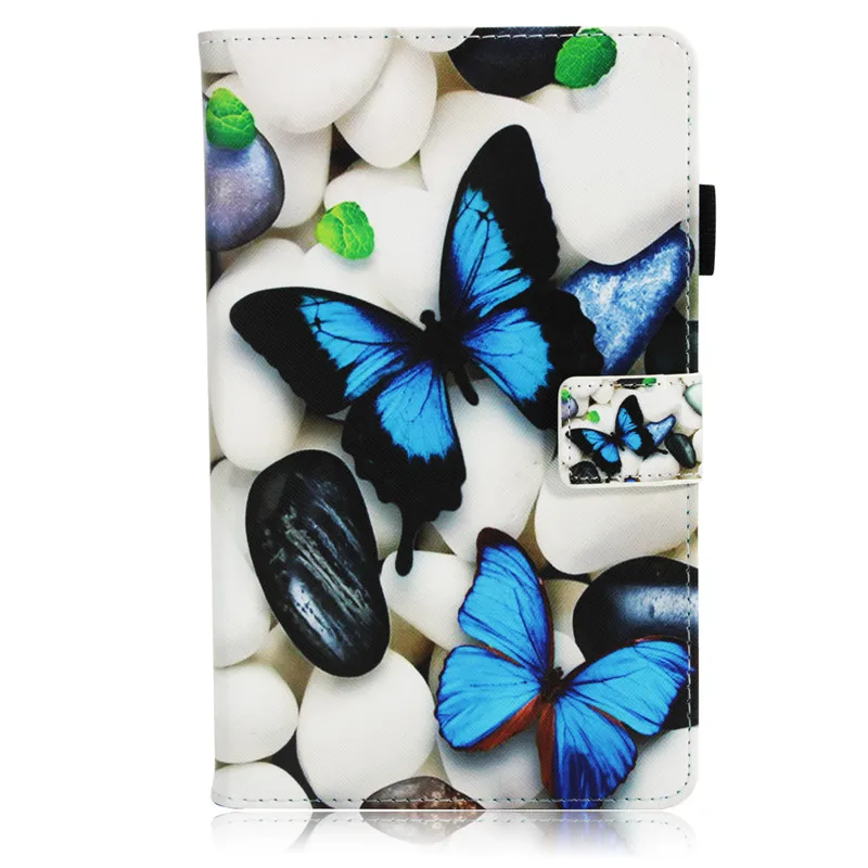 Wekays Fashion Cartoon Butterfly PU Leather Stand Holder Cover Case For Lenovo TAB 4 10 Plus TB-X704N TB-X704F 10.0 Tablet Case