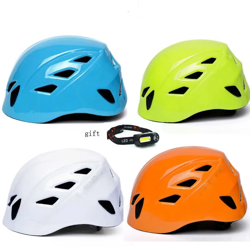 Outdoor Rescue Aerial working safety Helmets with led light Integrally