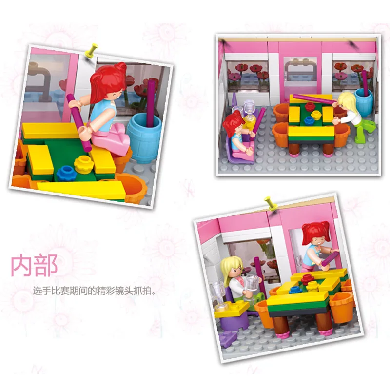 0527 289pcs Girl's Dream Constructor Model Kit Blocks Compatible LEGO Bricks Toys for Boys Girls Children Modeling 0527 289pcs Girl's Dream Constructor Model Kit Blocks Compatible LEGO Bricks Toys for Boys Girls Children Modeling