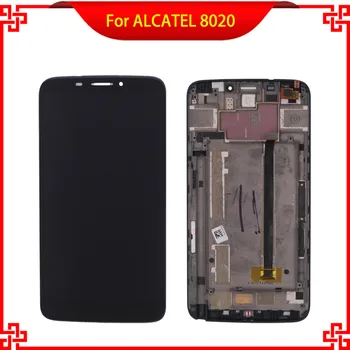 

LCD Display Touch Screen Digitizer Assembly with Frame For ALCATEL One Touch Hero OT8020 8020 8020D Mobile Phone LCDs