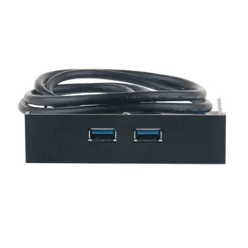 

LM74 USB 3.0 Front Panel Interface Installed in Computer Case Panel 3.5 inch Floppy Drive Position 2 x USB Sockets to 19 Pin