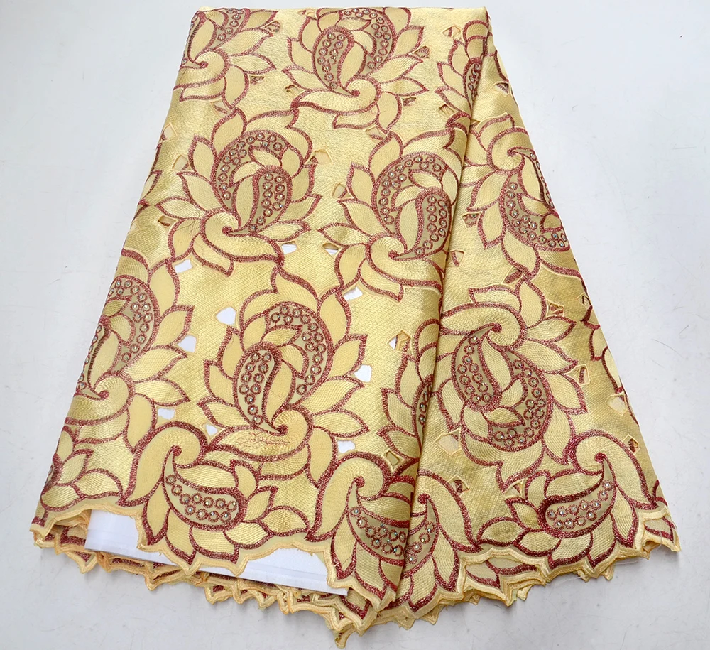 

High Quality Guipure Lace/Nigerian Lace Fabric French Net Lace/African Lace Fabrics for Wedding Dress