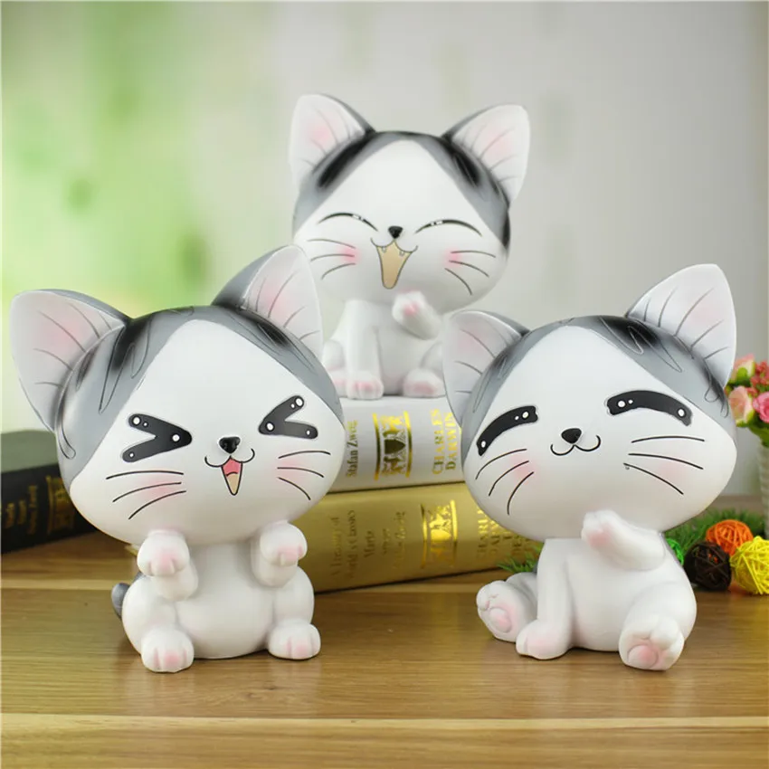 Creative Piggy Bank Couple Private Cat Sweet Cat Piggy Bank Resin Bank