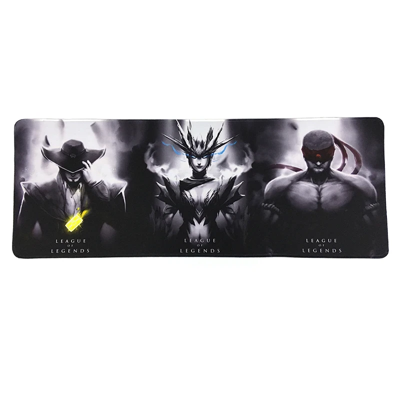 Большой игровой коврик для мыши Overlock League of legends LOL 800*300 XL legend teemo yasuo|mousepad league