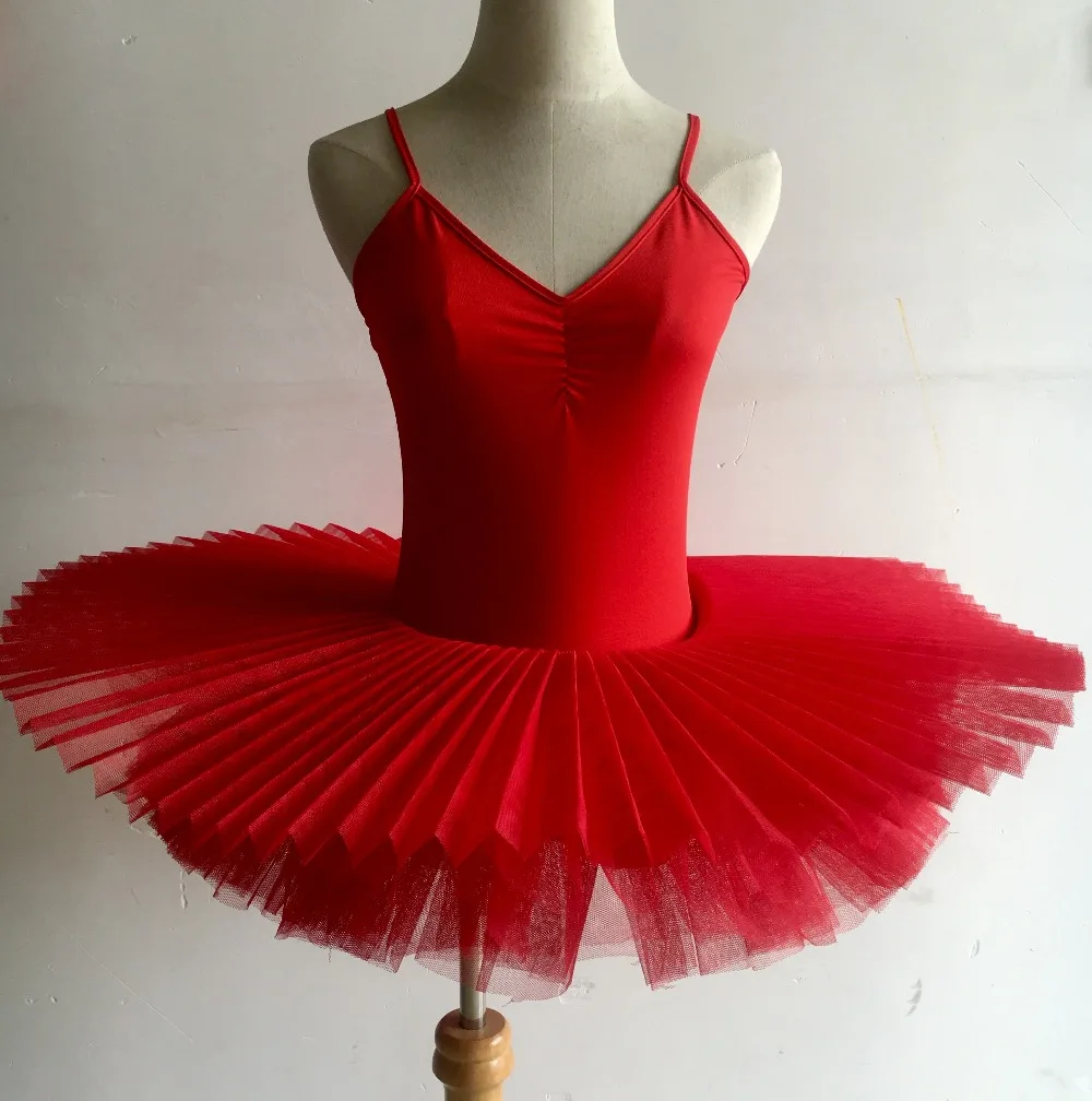 Professional Tutu Adult Ballet Leotard Black Red White Costumes Ballerina Women Ballet Dance Clothes Kid Child Girls 5 Layer Ballet Leotard