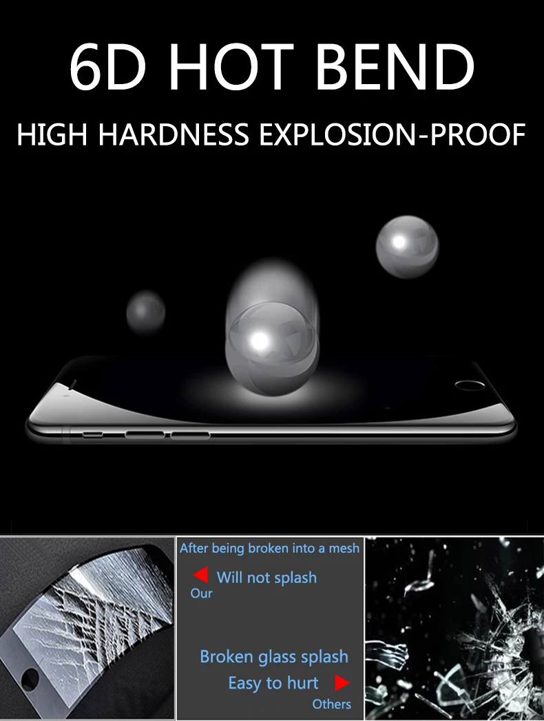 HICUTE Защитное стекло для iPhone x защита экрана iPhone x xr xs max закаленное стекло на iPhone x xs max xr защита экрана