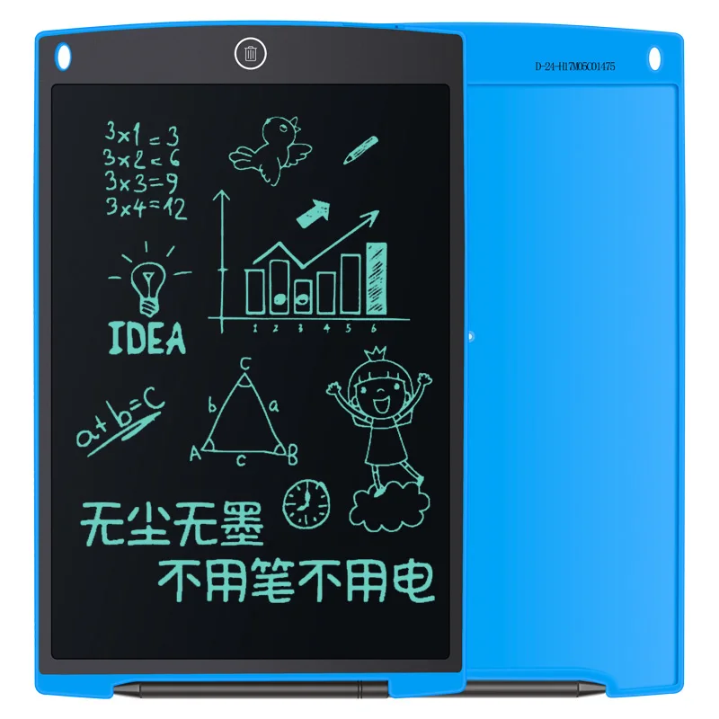 12 дюймов цифровой планшетный Портативный мини ЖК-дисплей записи Экран Tablet доска для рисования+ стилус Графика площадку для детей