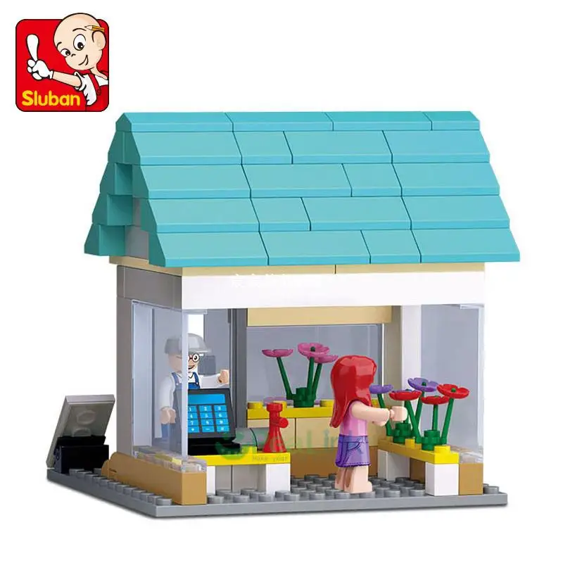 

S Model Compatible with Lego B0570 149pcs lower Shop SimCity Models Building Kits Blocks Toys Hobby Hobbies For Boys Girls