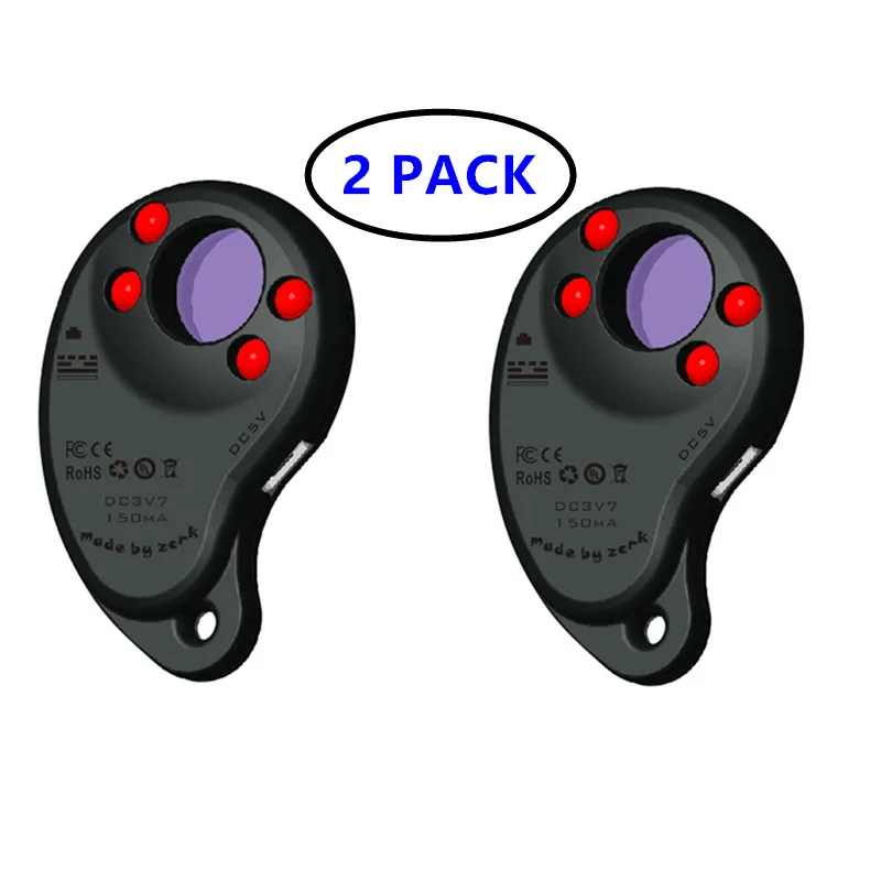 

2 Pack Portable Infrared Pinholes Camera Finder Smallest Detector for Bathroom/Dressing Room/Hotel Personal Alarm Device X