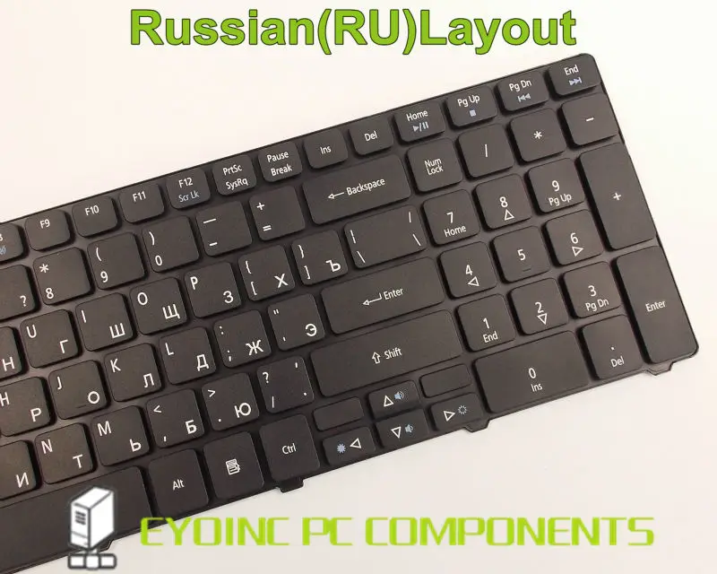 Laptop US Layout Keyboard for Acer Aspire 5242 5236 5253 5250 5251 5252